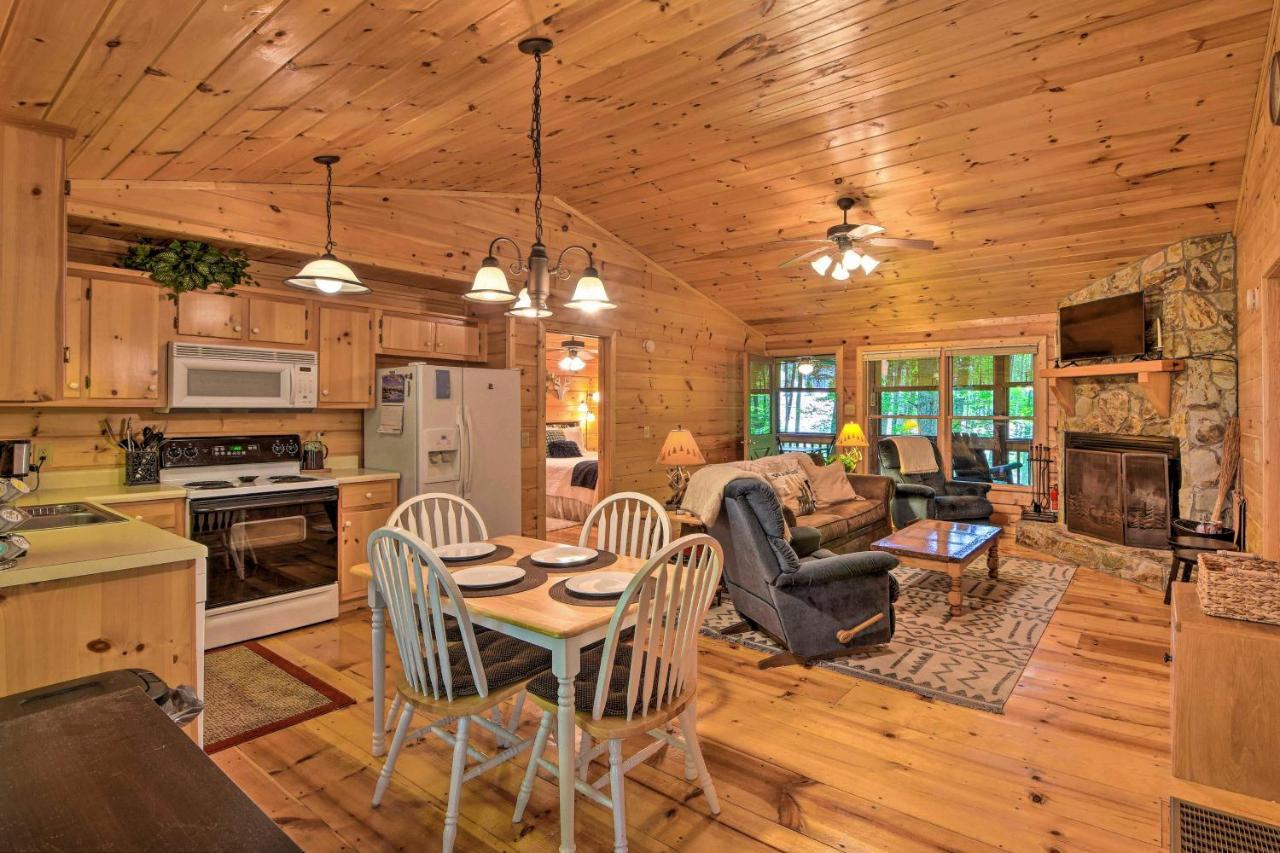 Pinot And Pine Chic Log Cabin About 5 Mi To Blue Ridge Exterior foto