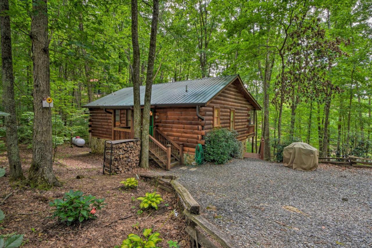 Pinot And Pine Chic Log Cabin About 5 Mi To Blue Ridge Exterior foto